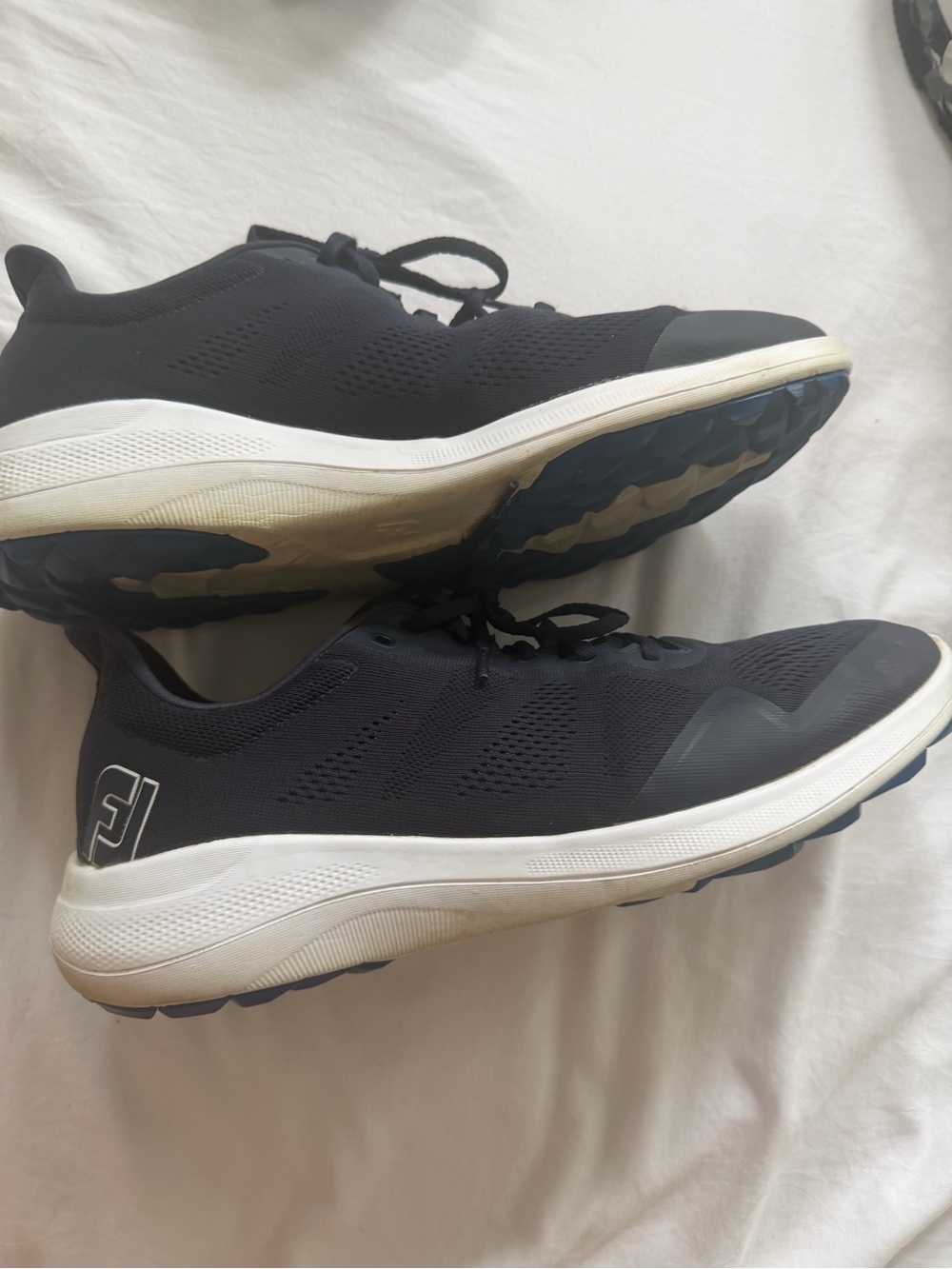 Blue FootJoy Golf Shoes Flex Spikeless